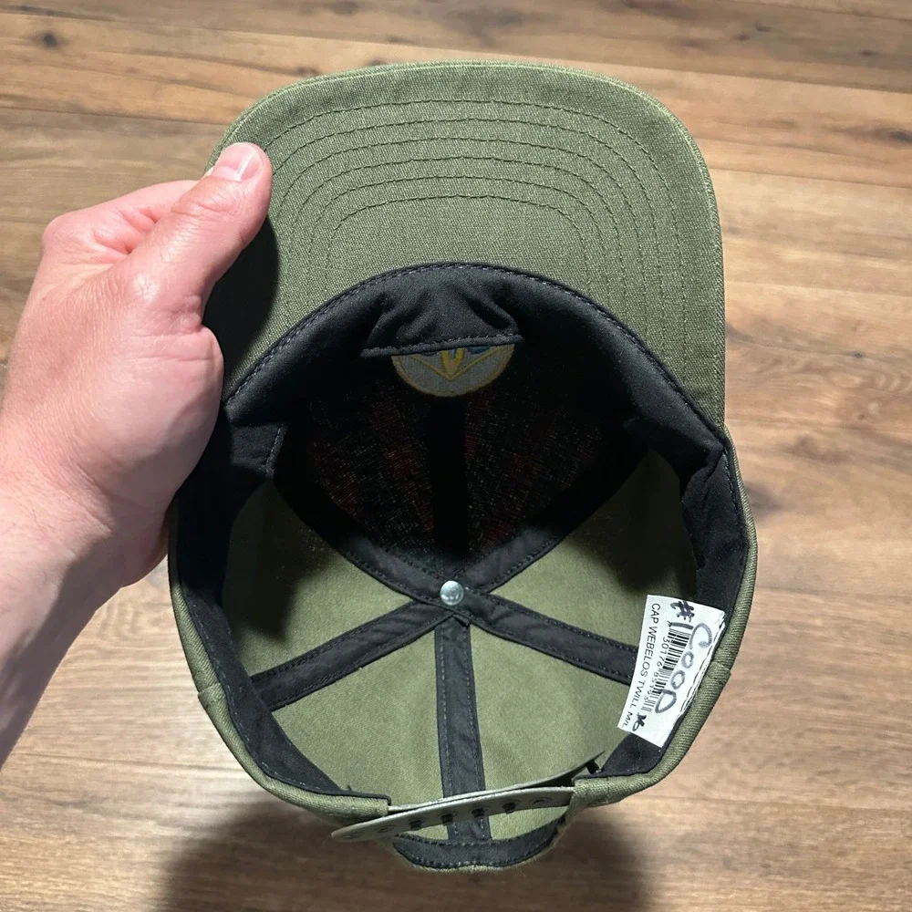Boy‎ Scouts of America Green Plaid Webelos Twill Snapback Hat Kids M/L